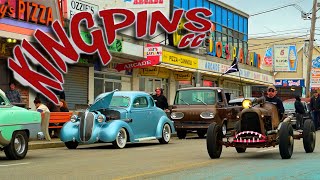 KINGPINS SEASON OPENER 2024 HOT RODS AND CUSTOMS [upl. by Ainesej]