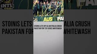 Stoinis let’s rip as australia crush pakistan shorts cricket india viralvideo viralshorts [upl. by Nellie672]