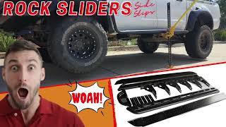 Cobra 4x4 Rock Slider Side Steps Heavy Duty Universal fits Hilux Ranger Navara BT50 Dmax Colorado [upl. by Cox]