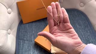 Unboxing Louis Vuitton LV ICONIC NECKLACE [upl. by Fayette]