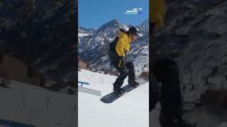 Passo Tonale in 45 seconds skiresort skiing ski shorts [upl. by Neleb]