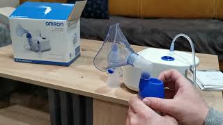 Omron Compressor nebulizer C102 Total  X102 NEC102E [upl. by Annauqahs116]