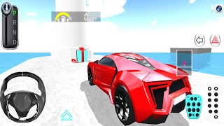 New Red Lykan Hypersport Car in The Showroom  3D Driving Class 2024  Android Gameplay [upl. by Chemosh]