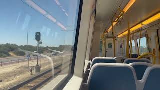 Transperth Trains BSeries Set 57102  Kwinana to Aubin Grove [upl. by Ramedlaw]