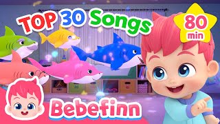 TOP 30 Popular Songs for Kids  Compilation  Bebefinn Nursery Rhymes for Kids [upl. by Sordnaxela]