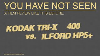 a serious film review  ilford hp5 vs kodak tx400 [upl. by Eninnaej]