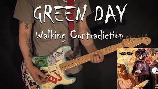 GREEN DAY  Walking Contradiction  GUITAR COVER [upl. by Hildagard829]