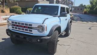 2024 Bronco 2 Door Heritage Robins Egg Blue glennross6403 [upl. by Yenitirb334]