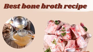 How to make Rich Bone Broth Easy Bone Broth recipe [upl. by Cryan]