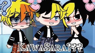 💖KawaSara💖••BoruSara••Gacha Life••Meme [upl. by Anaujait]