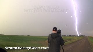 Intense close lightning amp lots of lightning strikes from Saint Cloud MN [upl. by Sondra]