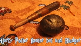 Harry Potter Quidditch Beater Bat and Bludger Ball Replica [upl. by Ilbert]