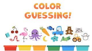 Color Guessing Game for Toddlers  Learn Color Names in English [upl. by Xila]