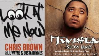 Look At My Slow Jamz Twista X Chris Brown Mashup FtBusta Rhymes And Lil Wayne [upl. by Ahtelat]