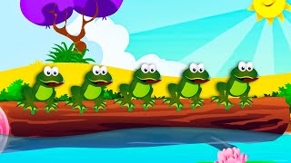 Five Little Speckled Frogs amp More Nursery Rhymes for Toddlers [upl. by Eatnoj]