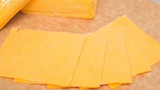 Easy Homemade Sliced Cheese  Processed Cheese Recipe at home  Homemade Cheese Slice🧀 [upl. by Stutzman58]