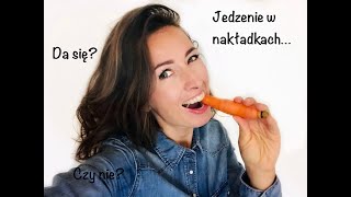 Jedzenie w nakładkach  Challenge Invisalign aparat na zęby dental braces zahnspange [upl. by Kolosick750]