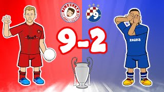 92 BAYERN MUNICH demolish DINAMO ZAGREB💥 Champions League Kane Goals Highlights [upl. by Lemak155]