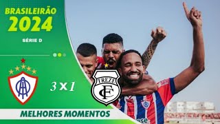 Itabaiana 3 x 1 Treze  série D 2024  GOLS e Melhores MOMENTOS  Futebol NORTISTA é aqui [upl. by Enida107]