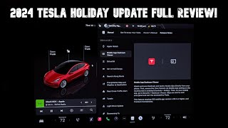 2024 Tesla Holiday Update IS OUT  FULL Walkthrough amp Hidden Changes [upl. by Bailar]