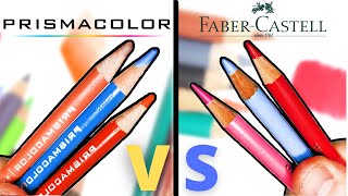 🖍️ Prismacolor Premier VS Faber Castell Polychromos  OILBASED VS WAXBASED COLORED PENCILS 🖍️ [upl. by Chloris]