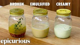 These 3 Dressings Will Upgrade Any Salad  Epicurious 101 [upl. by Kimberley248]