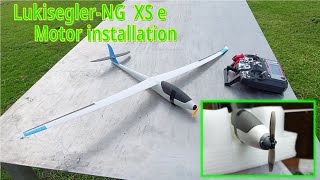 LukiseglerNG XS e mini RCglider update to brushless electric drive [upl. by Rehsu879]