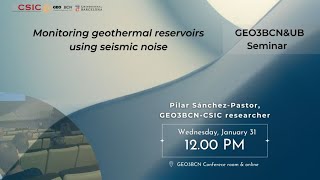 Monitoring geothermal reservoirs using seismic noise [upl. by Jan]