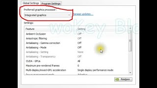 CARA MENGATASI PERBAIKI HOW TO FIX REPAIR Preferred graphics processor NVIDIA Control Panel [upl. by Boote]