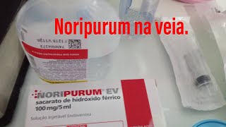 Noripurum injetável na veiaDicas de enfermagem [upl. by Juakn]