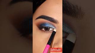 easy eyemakeup tutorial 💙🫶tiktok viralvideo shorts [upl. by Black74]