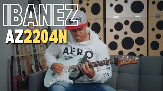 Ibanez AZ2204 demo  playthrough [upl. by Shulman]