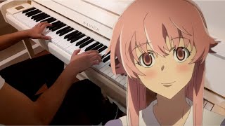 Mirai Nikki OP 1  Kuusou Mesorogiwi  Piano [upl. by Gignac373]