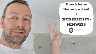 Eine kleine Beiputzarbeit mit vielen Erklärungen und einem Sicherheitshinweis [upl. by Fabiolas]