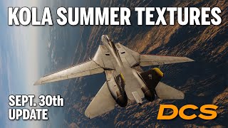 DCS The new Kola summer textures in VR  Short flight with F14B Tomcat [upl. by Reinertson685]