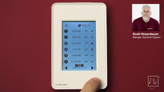 Scheduling Events on the nSpiration Series Floor Heating Thermostat [upl. by Eneiluj]