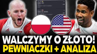 POLSKA vs USA  GRAMY O FINAŁ IGRZYSK OLIMPIJSKICH  PEWNIACZKI  ANALIZA MECZU  KONTUZJA BIEŃKA [upl. by Viradis806]