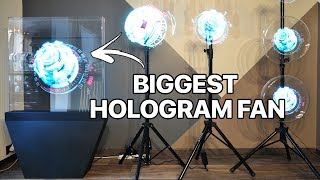 Hologramme de 90cm La plus grande hélice holographique de France [upl. by Drofliw370]