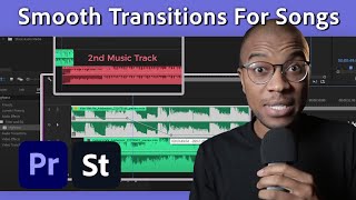 How to Transition Between Songs  Premiere Pro Tutorial with Josh Olufemii  Adobe Video [upl. by Russom]