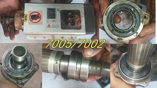 CNC Air Cooled Spindle Motor repair  bearing Greecing  70057002 bearing size [upl. by Narod508]