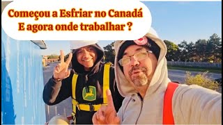 Começou a esfriar no Canadá e agora onde vou trabalhar [upl. by Nauqit]