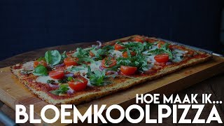 Bloemkoolpizza met krokante bodem  Project Balance recepten [upl. by Catherina]