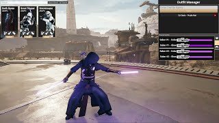 Jedi Survivor Outfit Manager Showcase [upl. by Adigun]