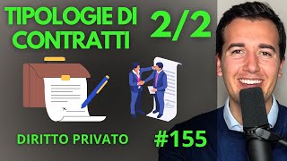 TIPOLOGIE DI CONTRATTO 22  Diritto Privato in 3 minuti [upl. by Jerri]