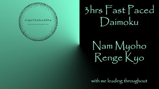 3hrs Fast Daimoku for Determination Victory  Nam Myoho Renge Kyo [upl. by Ruford]