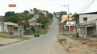 Este es en ambiente en el noroeste de Guayaquil tras el asesinato de un Policía [upl. by Acimehs]