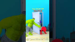 💔 SpiderMan Falls Into Hulk’s Door Show Some Love 🚪😂 gta [upl. by Alric]