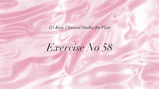 Ex no 58  125 Easy Flute Exercises [upl. by Ramses]