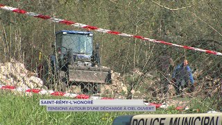 Yvelines  SaintRemylHonoré  tensions autour dune décharge à ciel ouvert [upl. by Laina]