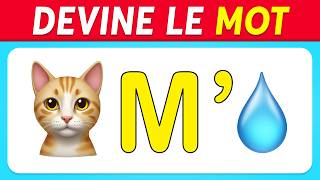 Devine 60 MOTS en ÉMOJIS 🌈✅ Facile Moyen Diffile Impossible 🧠 [upl. by Lianne]